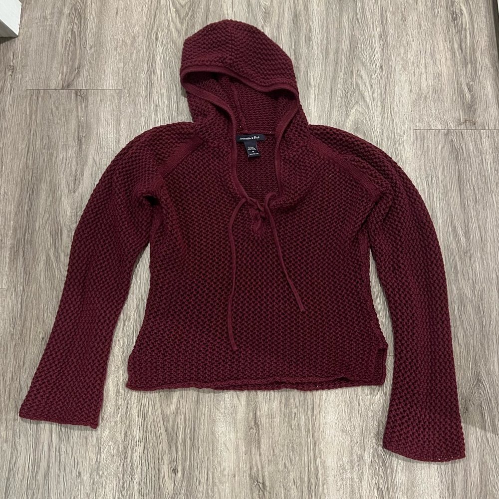 Crochet Hooded Sweater